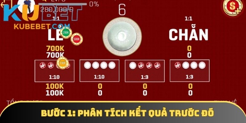 Thành viên sẽ tiến hành phân tích kết quả trong lịch sử chơi