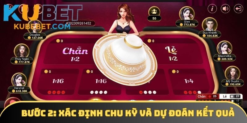Bạn xác định chu kỳ theo dữ liệu thu thập được